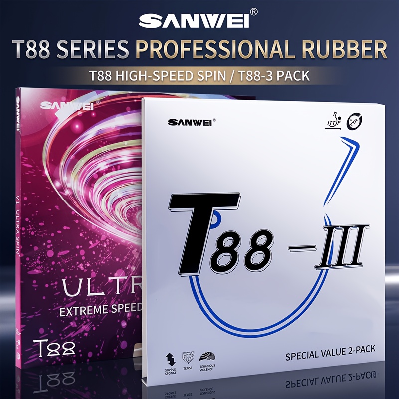 Table Tennis Racket - Three-Dimensional T88 Series Table Tennis Rubber,