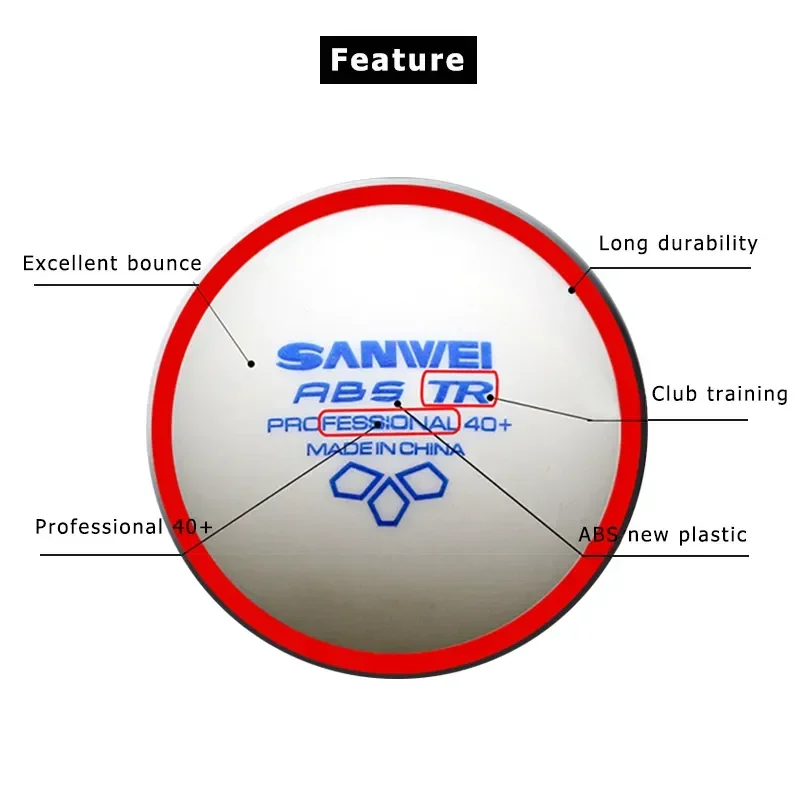 SANWEI-ABS TR 3 Star Table Ten - Table Tennis Olympics recension och pris